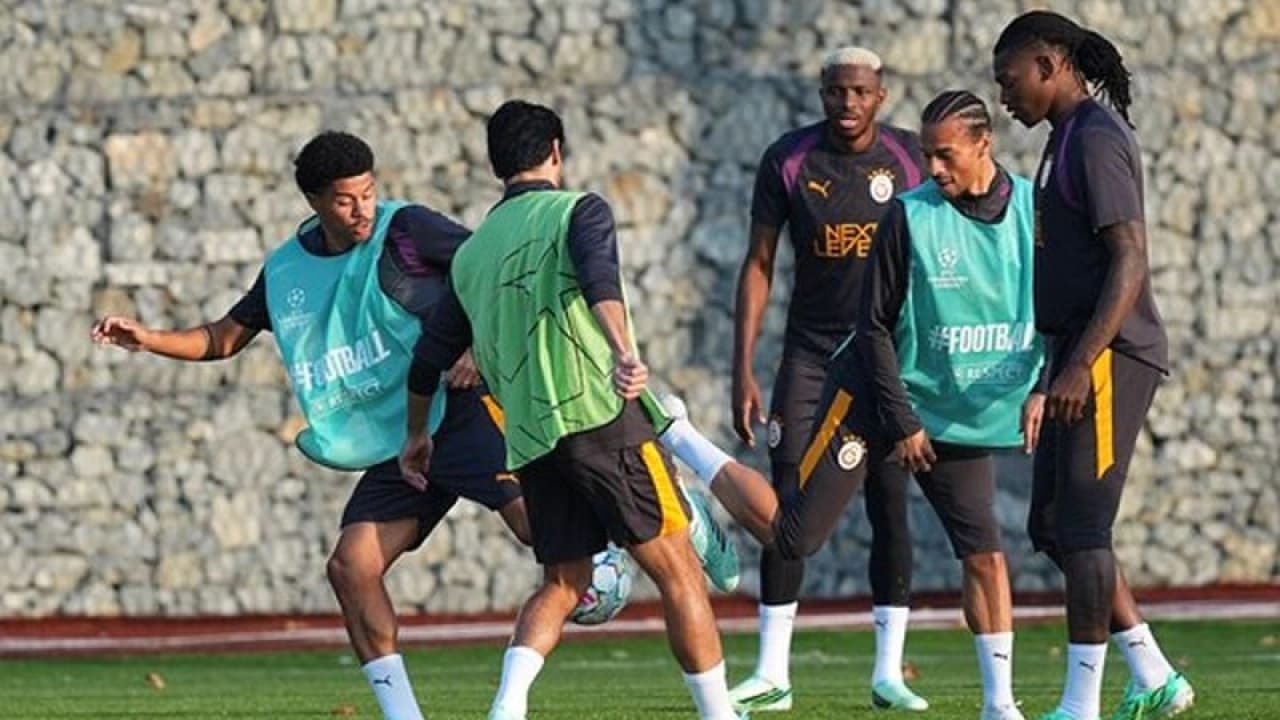 Galatasaray, Barcelona maçı hazırlıklarını sürdürdü