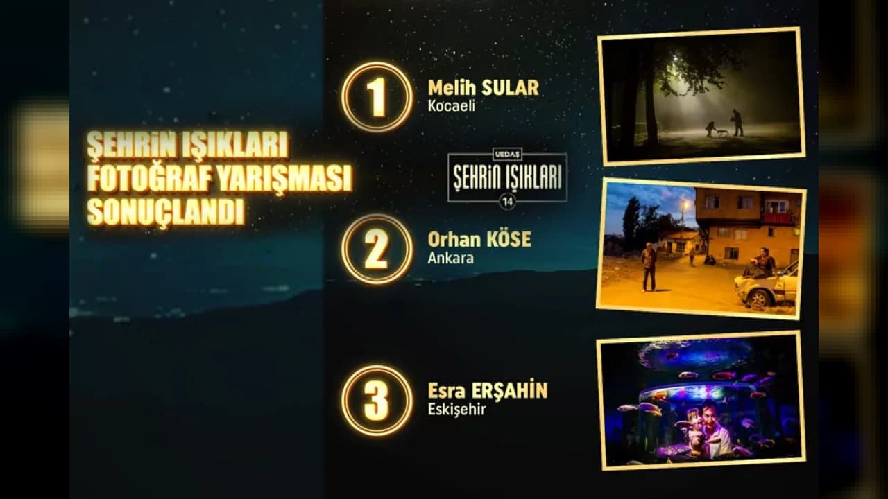 Şehrin Işıkları Fotoğraf Yarışması'nda Ödüller Sahiplerini Buldu