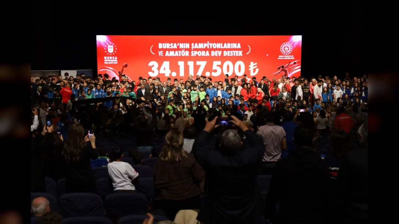 Bursa'da Amatör Spora 34 Milyon 117 Bin 500 TL Destek