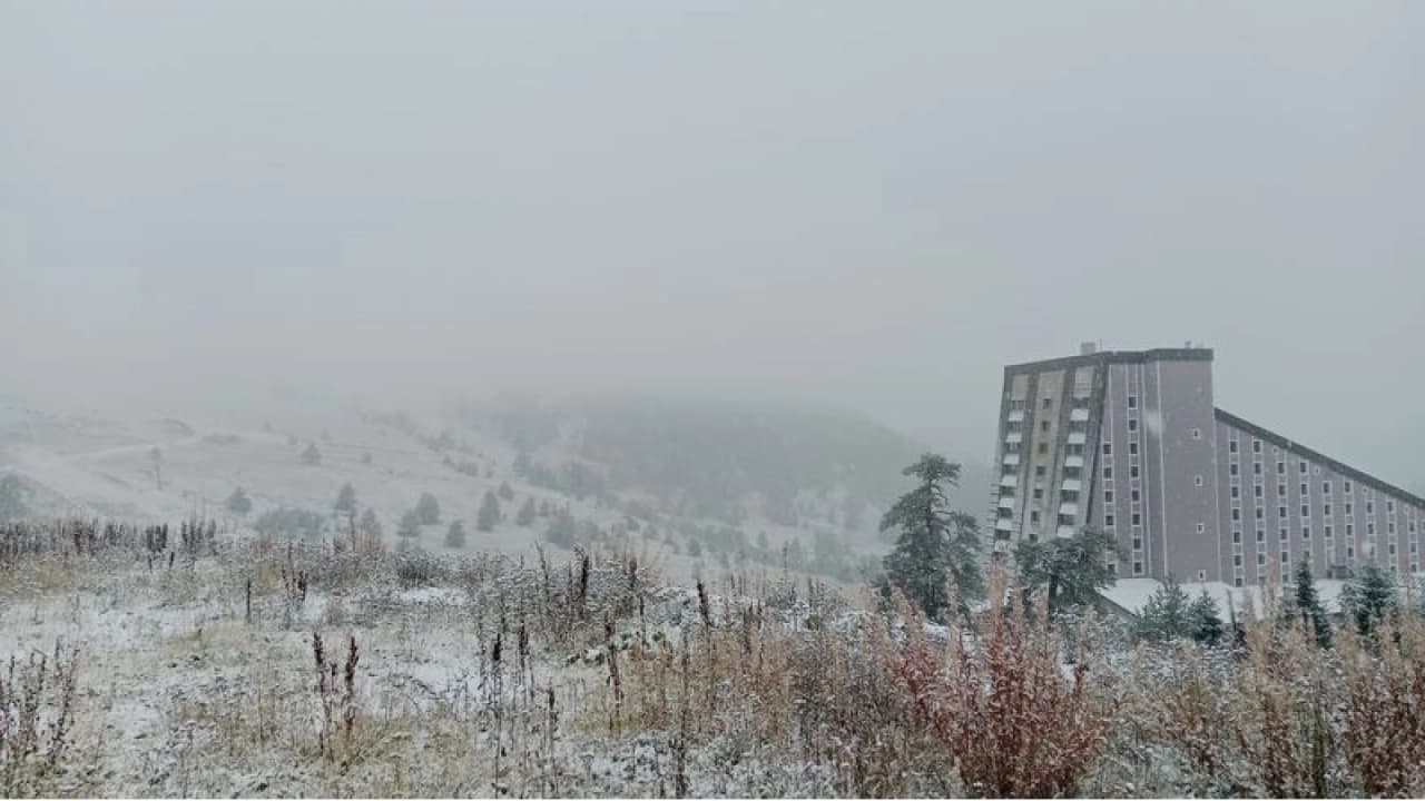 Bolu'nun Yüksek Kesimlerinde Kar Yağışı Etkili Oldu