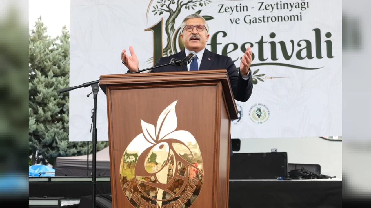 Hüseyin Yayman Altınözü Zeytin Festivali'nde konuştu