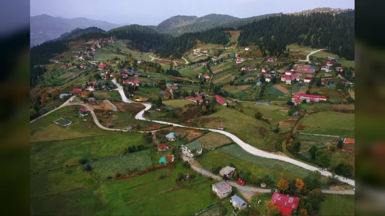 Ordu'da 41 mahalle arasına seçilen Turnalık'ta beton yol çalışması