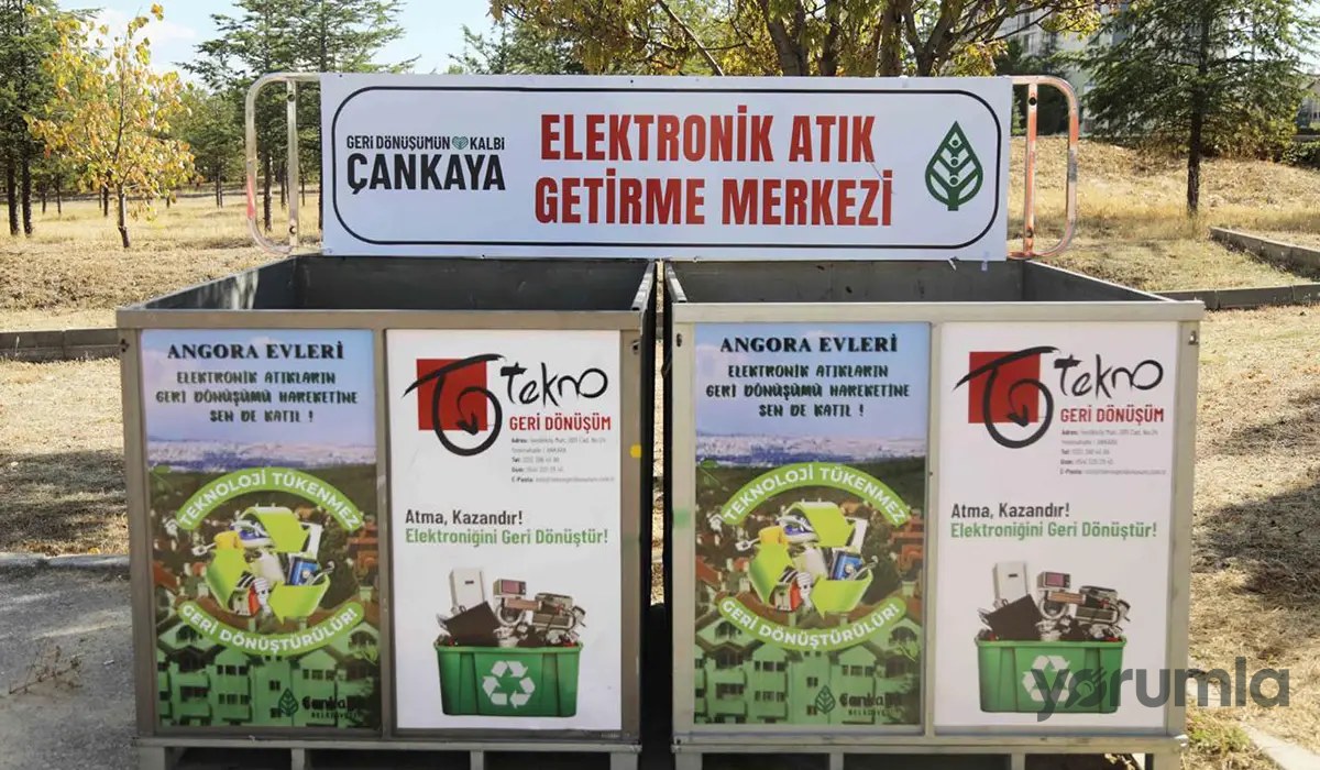 Çankaya’da 50 ton elektronik atık toplandı, 430 bin lira ekonomiye kazandırıldı